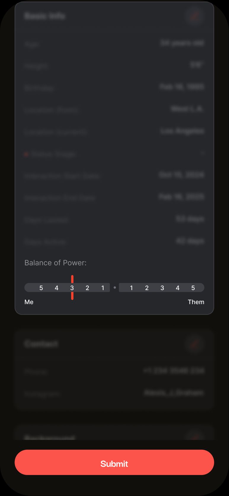 Instant read on the relationship power dynamics 